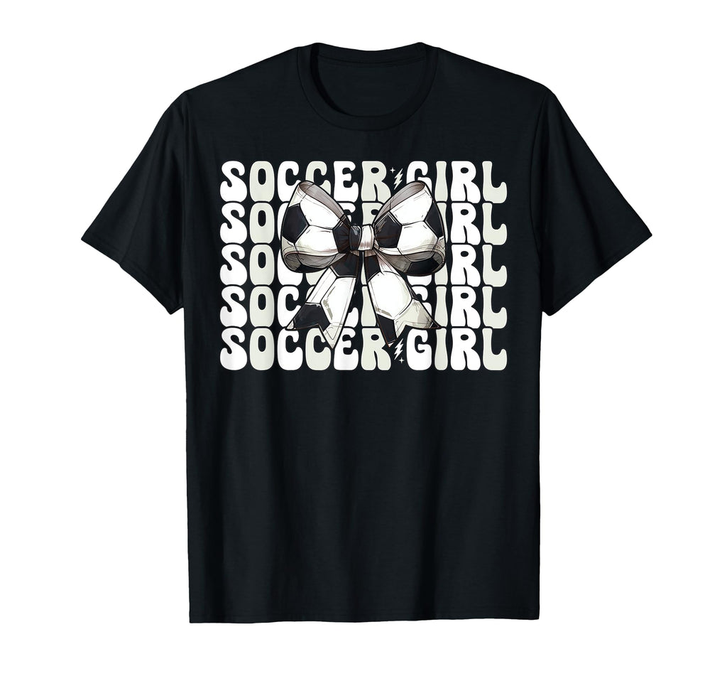 Womens Coquette Bow Ribbon Soccer Sweatshirt - Custom Art Print Unisex - T-Shirt, Sweatshirt, Hoodie