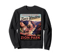 Zion National Park Canyon Cliff Adventure Hoodie - Custom Art Print Unisex - T-Shirt, Sweatshirt, Hoodie