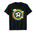 Rainbow Pride Sports Soccer Ball T-Shirt - Fun Novelty Design for Adults - T-Shirt, Sweatshirt, Hoodie