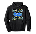 Gen X 80S Music Cassette Tape Dad Pattern Hoodie - Unique Graphic Unisex - T-Shirt, Sweatshirt, Hoodie