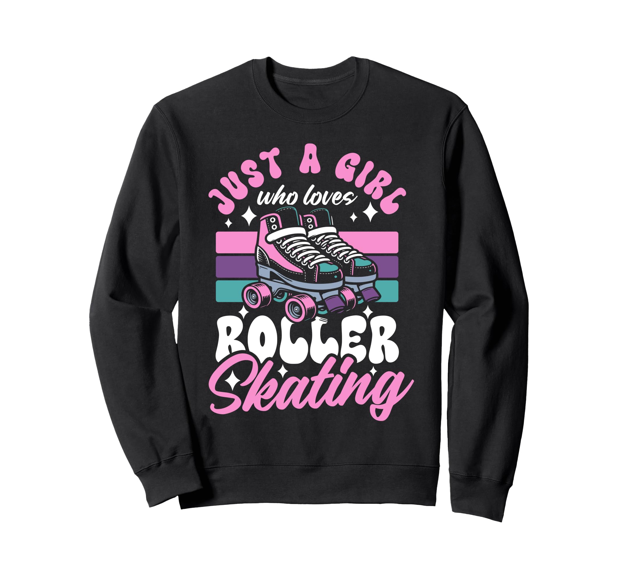 Roller Skating Skate 1970S Just Who Sweatshirt - Streetwear Style Unisex - T-Shirt, Sweatshirt, Hoodie