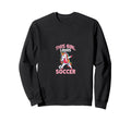 Loves Soccer Funny Sport Sweatshirt - Novelty Apparel for Adults - T-Shirt, Sweatshirt, Hoodie
