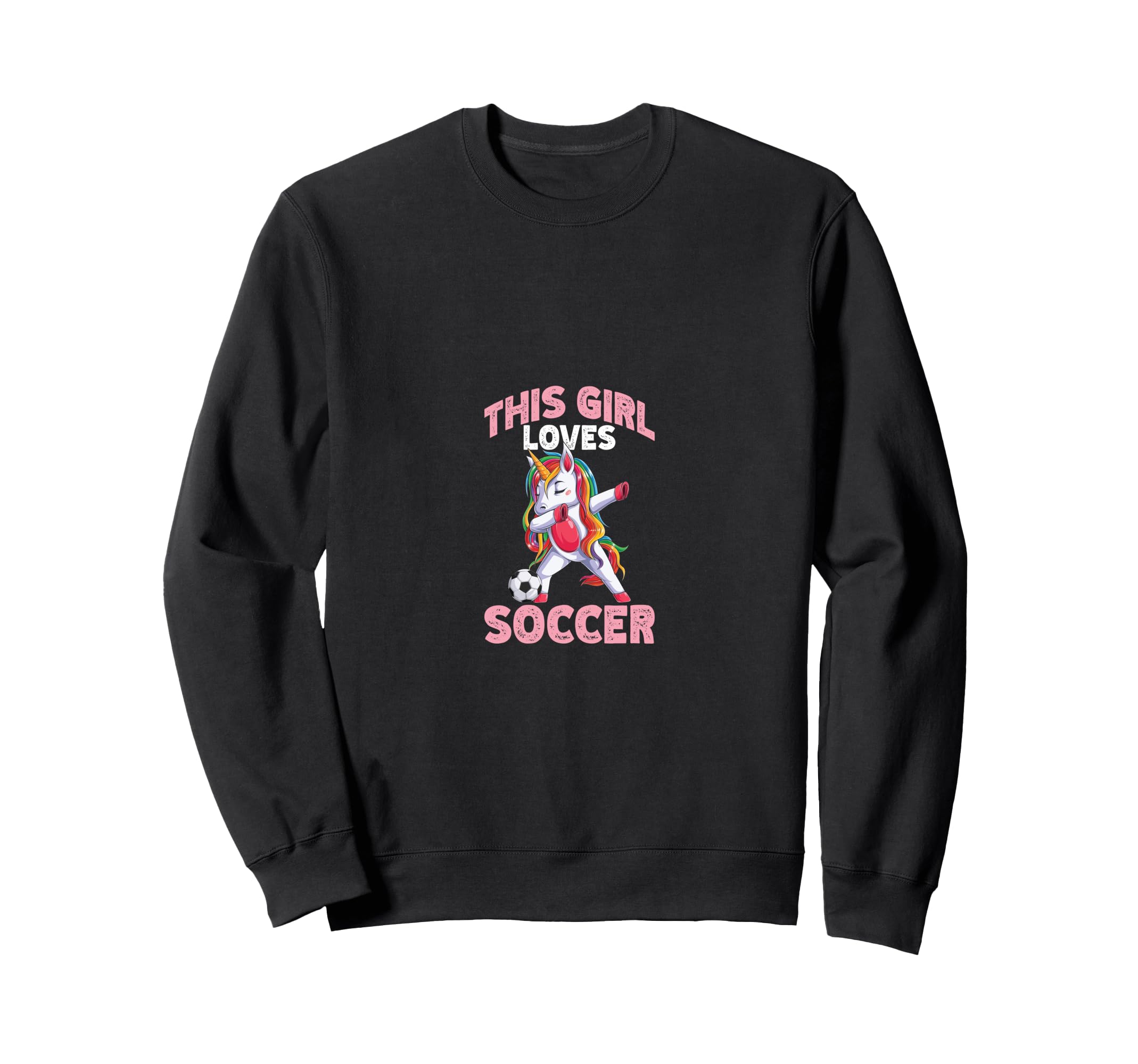 Loves Soccer Funny Sport Sweatshirt - Fun Novelty Design for Adults - T-Shirt, Sweatshirt, Hoodie