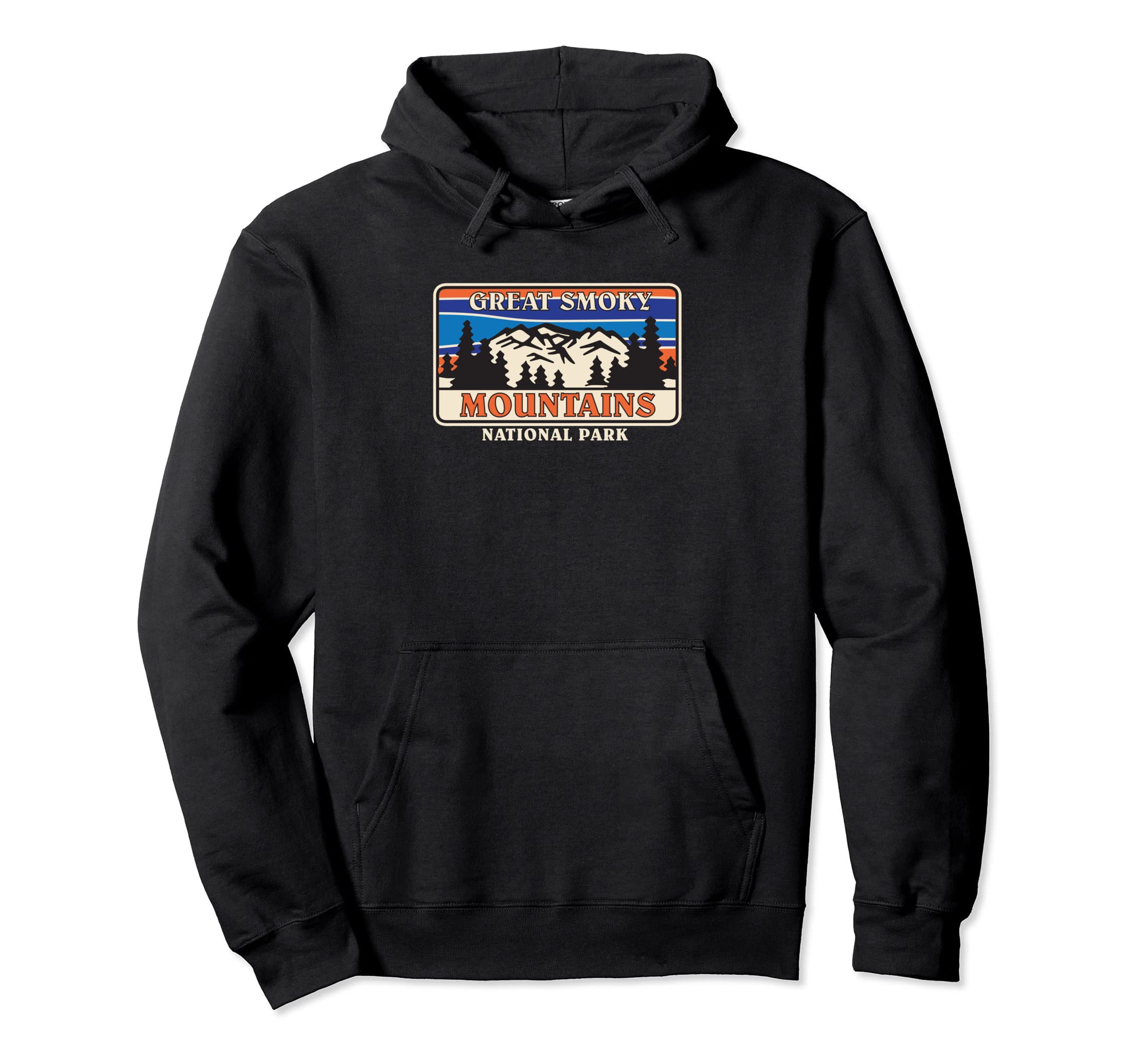 Great Smoky Mountains National Park Hoodie - Graphic Print for Adults - T-Shirt, Sweatshirt, Hoodie