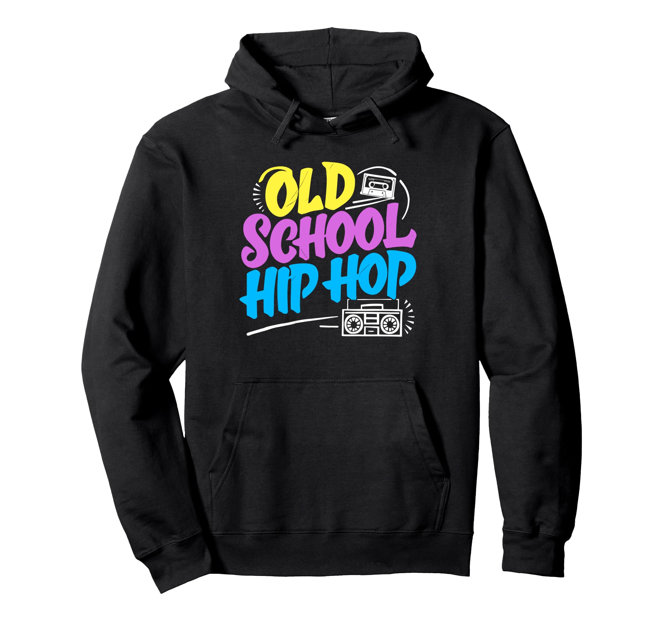 Old School Hip Hop 80S 90S Graffiti Hoodie - Trendy Graphic Men Women - T-Shirt, Sweatshirt, Hoodie