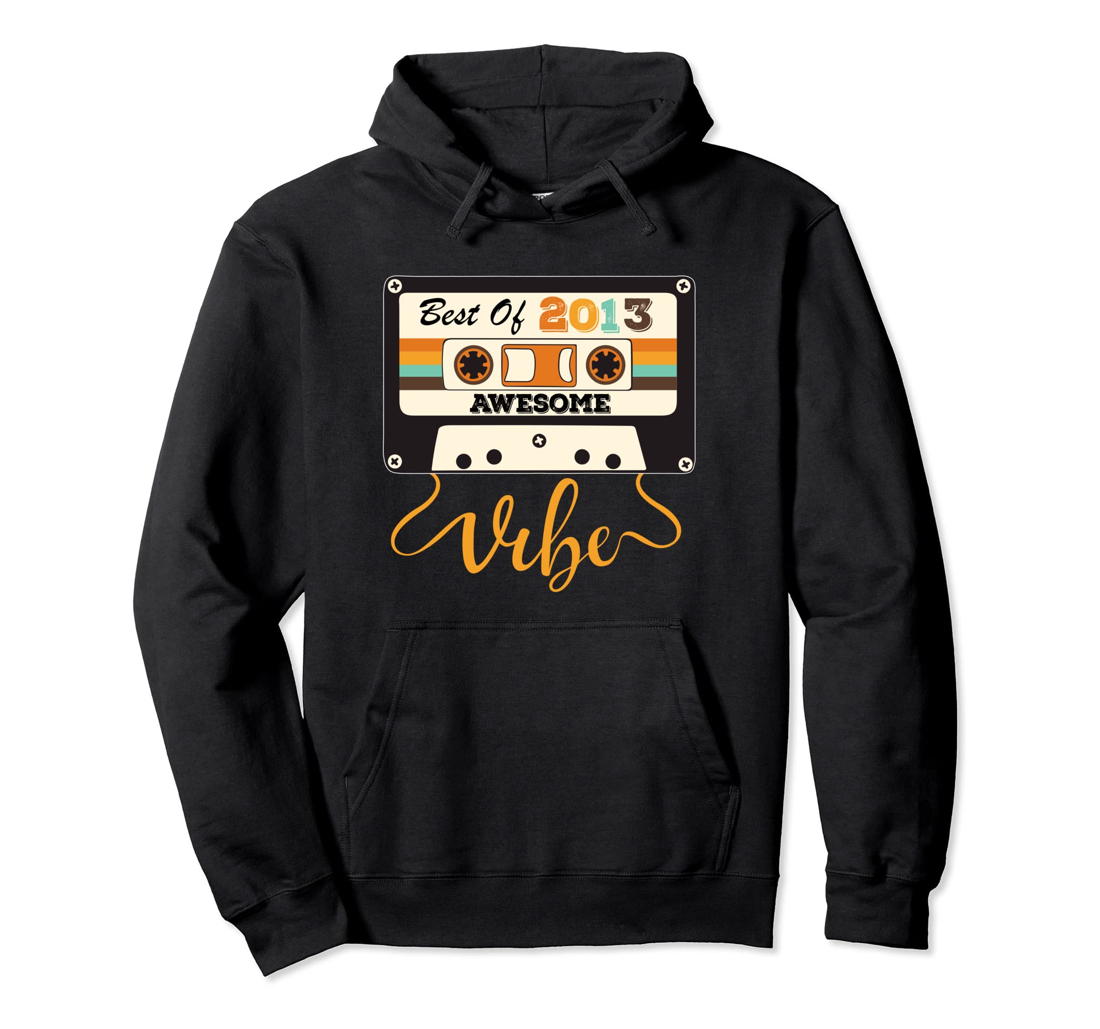 9 Year Old Bday Best 2013 Cassette Tape Hoodie - Graphic Print Men Women - T-Shirt, Sweatshirt, Hoodie