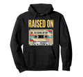 Raised Old School Hip Hop Cassette Graffiti Hoodie - Unique Graphic Unisex - T-Shirt, Sweatshirt, Hoodie