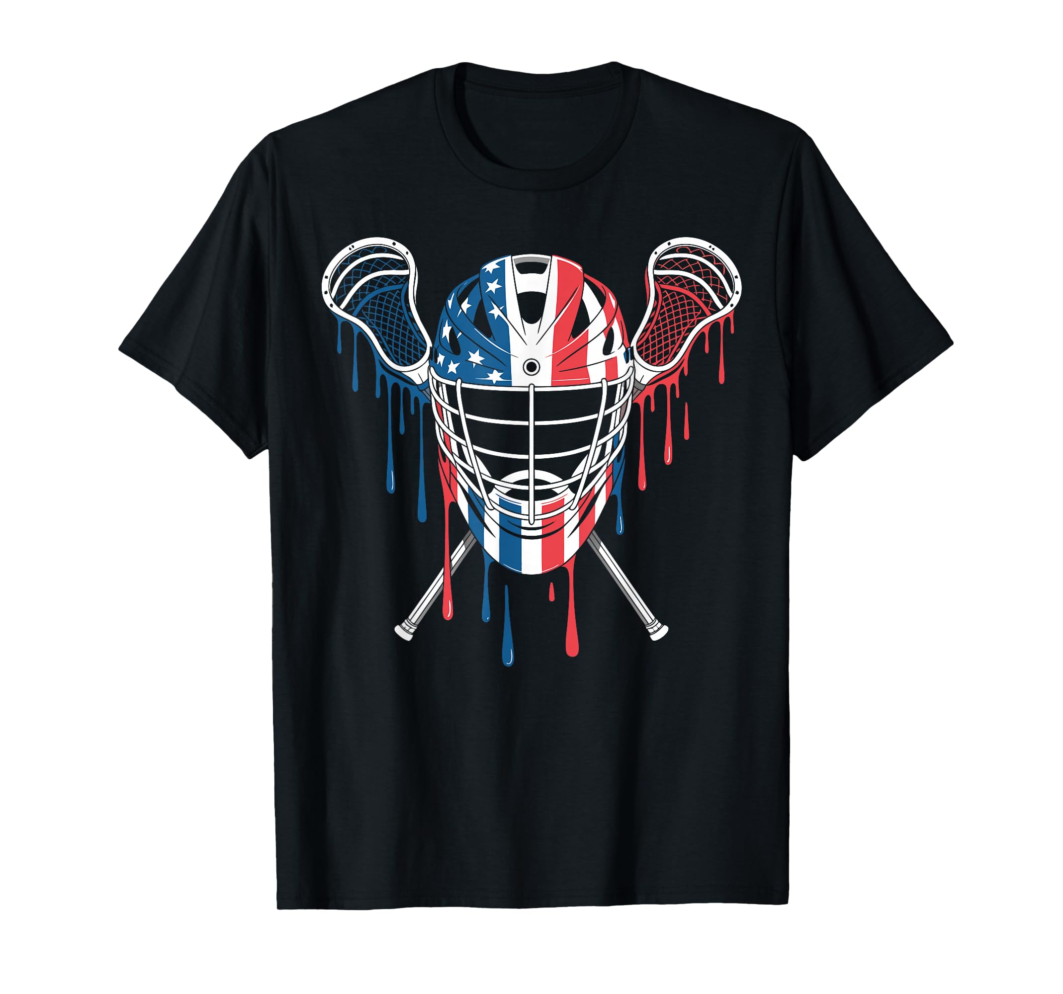 Lacrosse Goalie Lax Goalkeeper Usa T-Shirt - Streetwear Style for Adults - T-Shirt, Sweatshirt, Hoodie