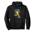 Soccer Colorful Soccer Splash Hoodie - Novelty Apparel for Adults - T-Shirt, Sweatshirt, Hoodie