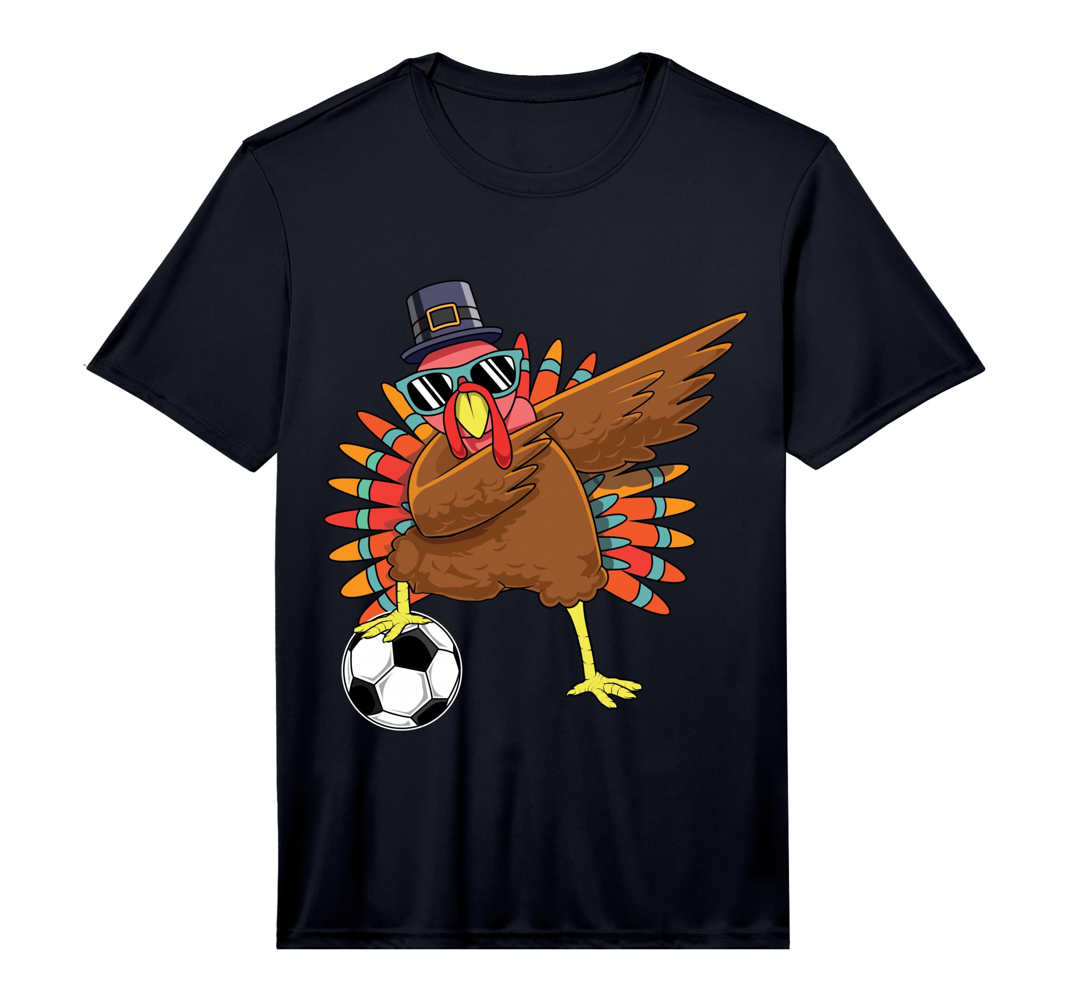 Funny Soccer Thanksgiving Dabbing T-Shirt - Novelty Apparel for Adults - T-Shirt, Sweatshirt, Hoodie