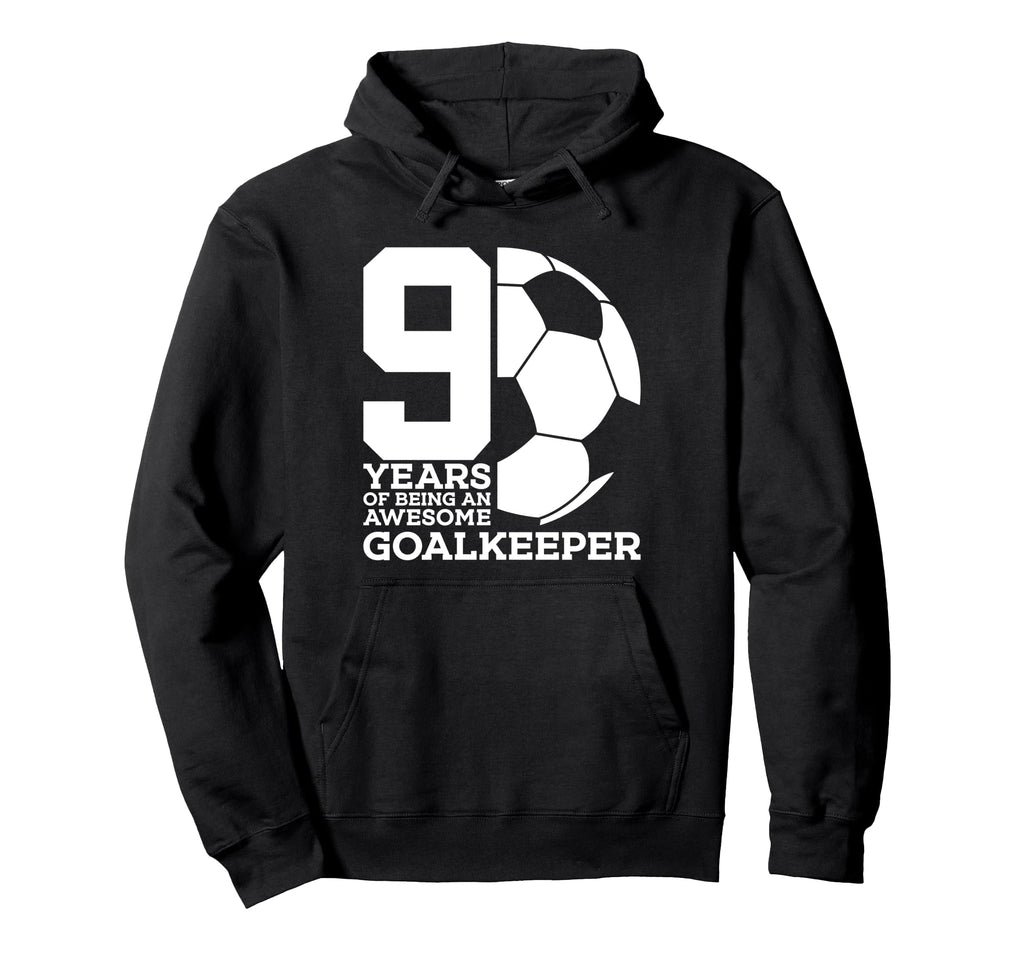 Soccer 9 Years Awesome Soccer Hoodie - Novelty Apparel for Adults - T-Shirt, Sweatshirt, Hoodie