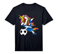Dabbing Unicorn Scotland Soccer Fan T-Shirt - Unique Graphic for Adults - T-Shirt, Sweatshirt, Hoodie