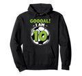 10 Year Old Birthday Soccer Themed 10Thb Hoodie - Custom Art Print Unisex - T-Shirt, Sweatshirt, Hoodie