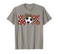 Soccer Mom Red Cheetah Leopard Soccer T-Shirt - Trendy Graphic for Adults - T-Shirt, Sweatshirt, Hoodie