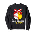 Busy Raising Ballers Baseball T-Shirt - Casual Everyday Wear for Adults - T-Shirt, Sweatshirt, Hoodie
