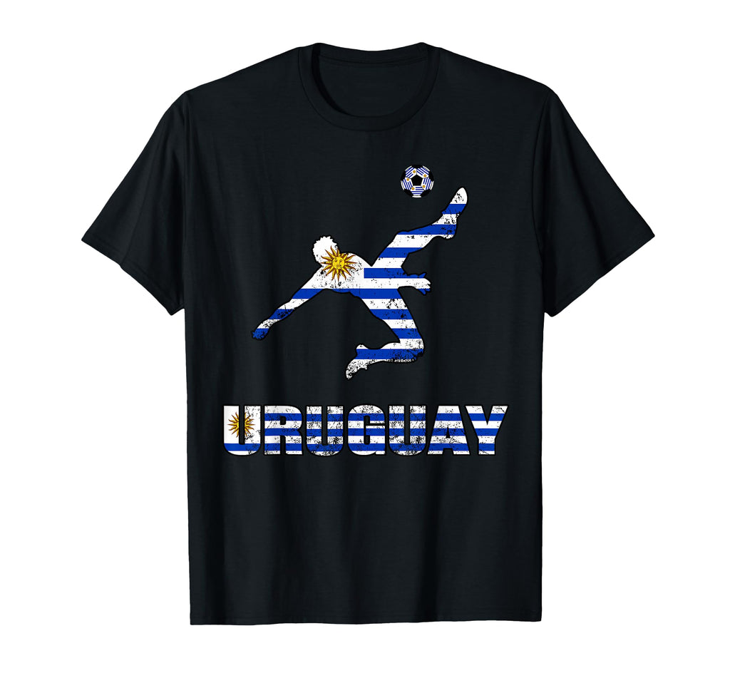 Uruguay Football Soccer Game Player T-Shirt - Custom Art Print for Adults - T-Shirt, Sweatshirt, Hoodie
