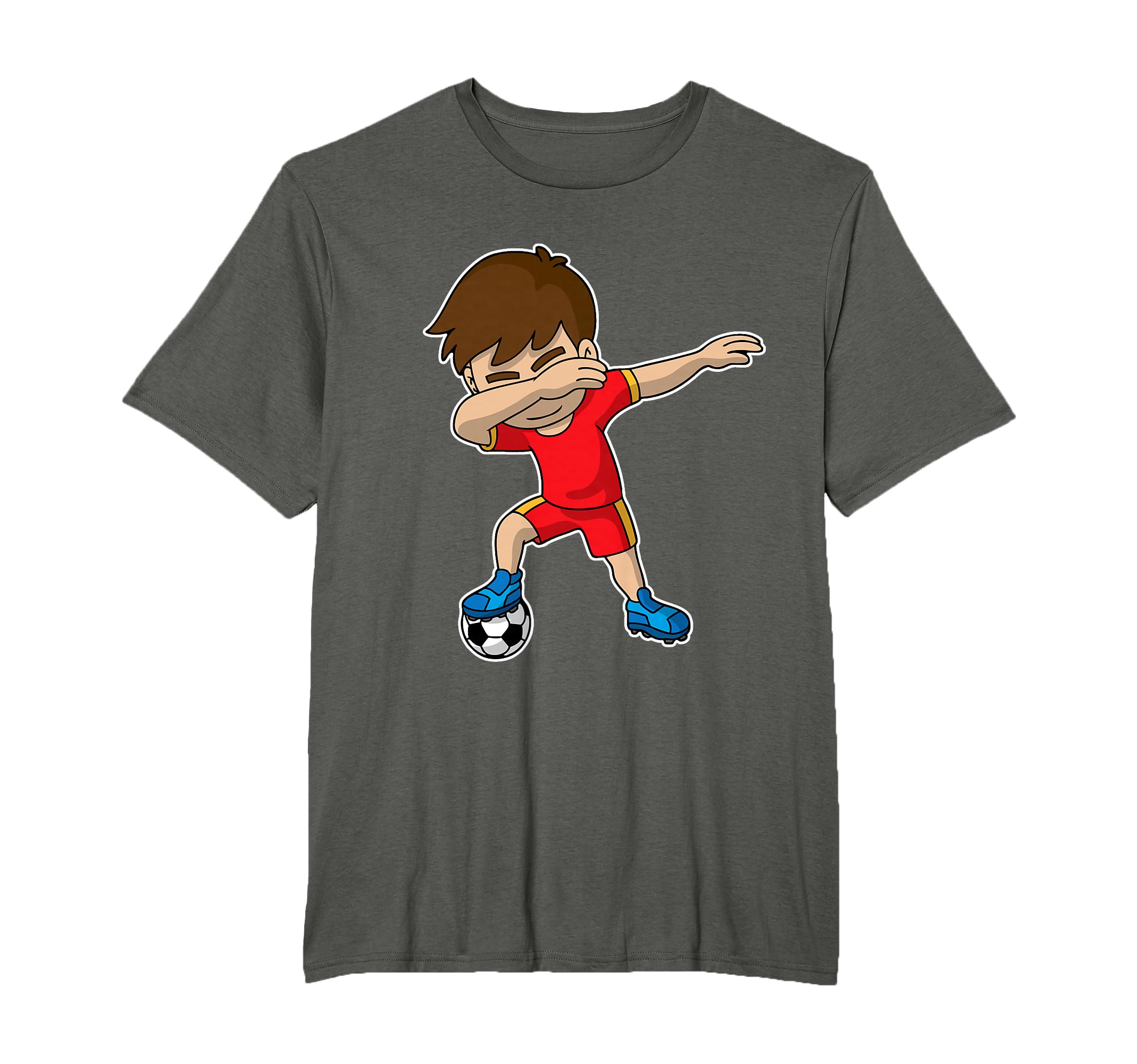 Dabbing Soccer Sports Team Coach Player T-Shirt - Minimalist Print Unisex - T-Shirt, Sweatshirt, Hoodie
