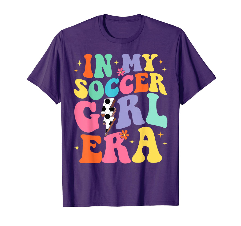 My Soccer Era Groovy Soccer T-Shirt - Fun Novelty Design for Adults - T-Shirt, Sweatshirt, Hoodie