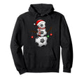 Santa Snowman Gifts Funny Player Soccer Hoodie - Custom Art Print Men Women - T-Shirt, Sweatshirt, Hoodie