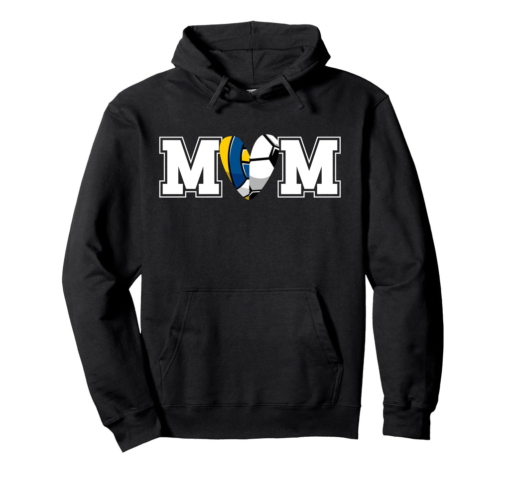 Soccer Volleyball Mom Volleyball Hoodie - Fun Novelty Design for Adults - T-Shirt, Sweatshirt, Hoodie