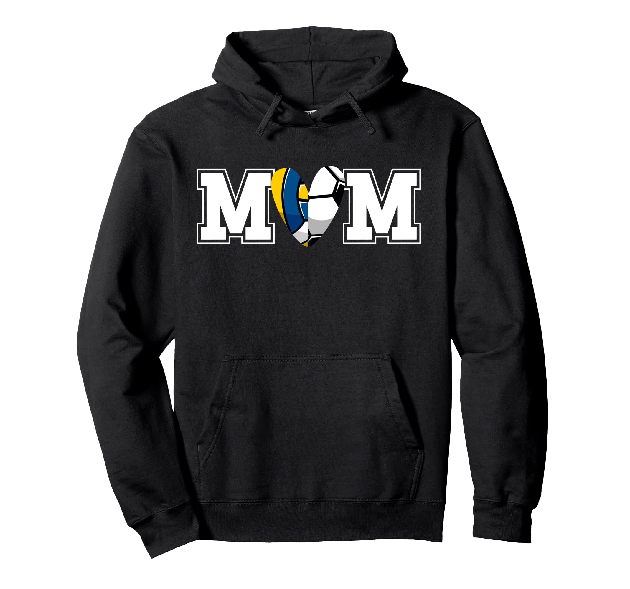 Soccer Volleyball Mom Volleyball Hoodie - Fun Novelty Design for Adults - T-Shirt, Sweatshirt, Hoodie