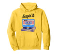 Old School Hip Hop 80S 90S Cassette Tape Hoodie - Trendy Graphic Men Women - T-Shirt, Sweatshirt, Hoodie