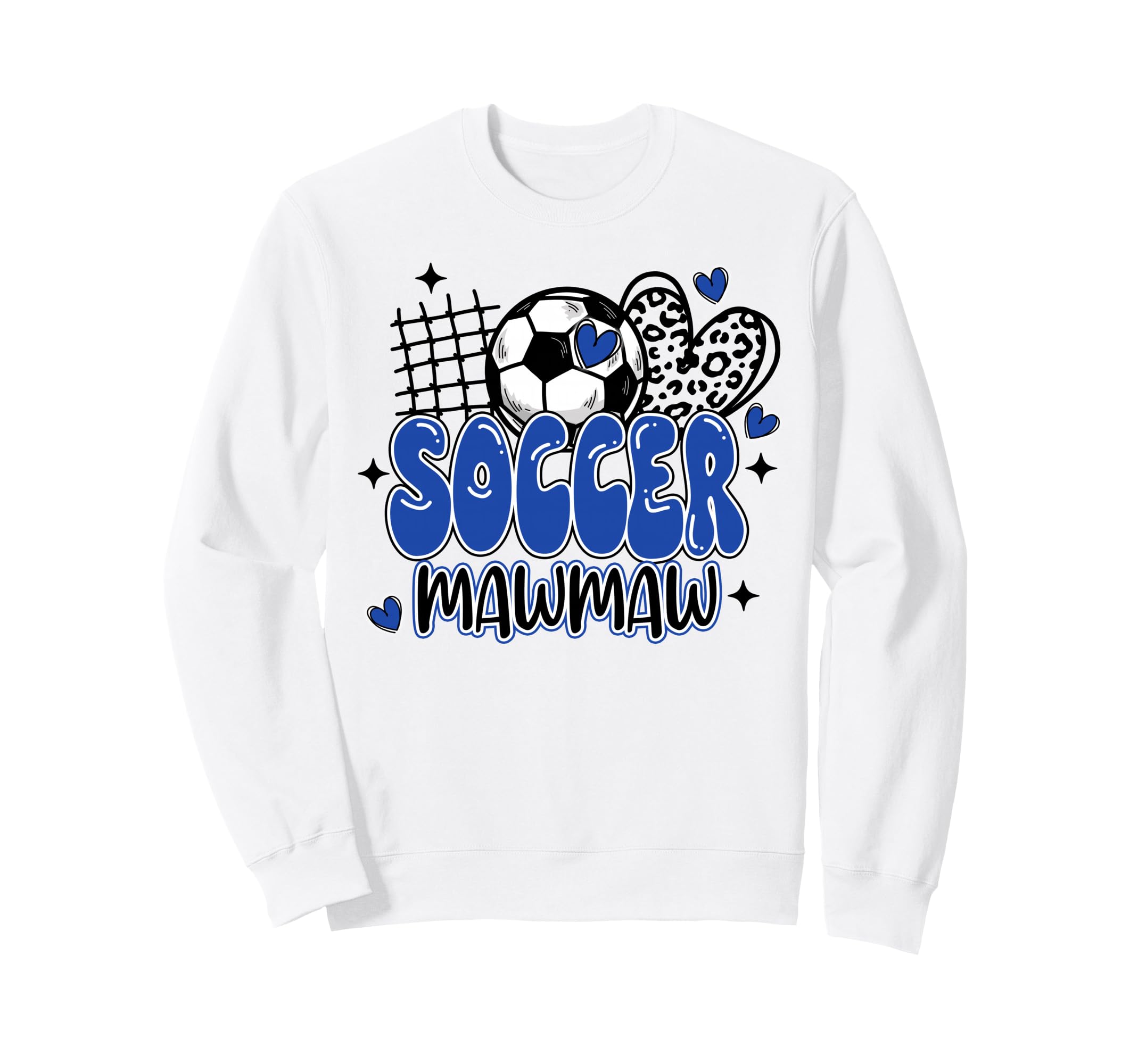 Soccer Mawmaw Leopard Funny Sweatshirt - Aesthetic Graphic for Adults - T-Shirt, Sweatshirt, Hoodie