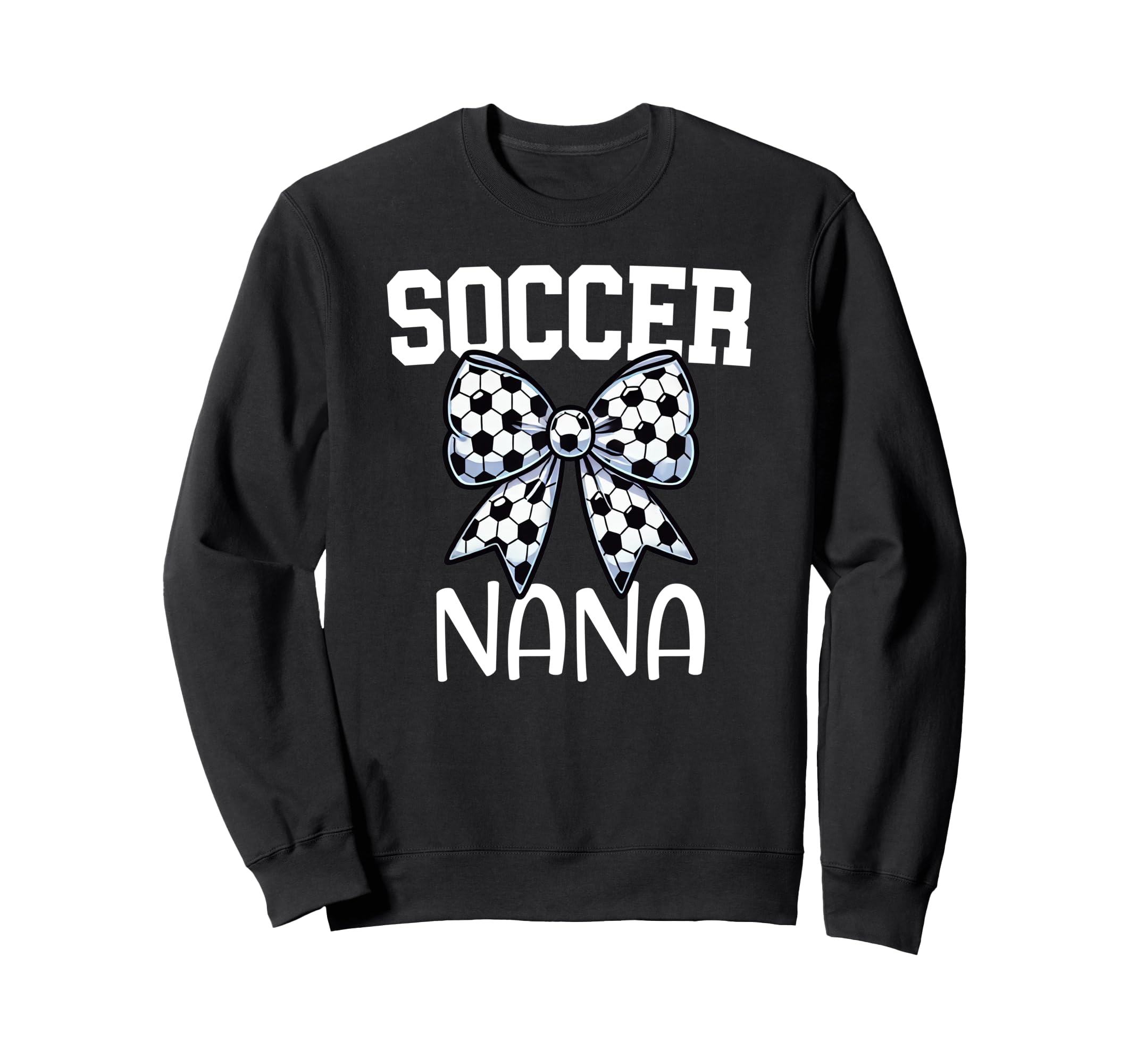 Soccer Nana Coquette Bow Proud Sweatshirt - Custom Art Print Men Women - T-Shirt, Sweatshirt, Hoodie