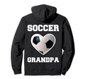 Soccer Grandpa Family Matching Hoodie - Fun Novelty Design for Adults - T-Shirt, Sweatshirt, Hoodie
