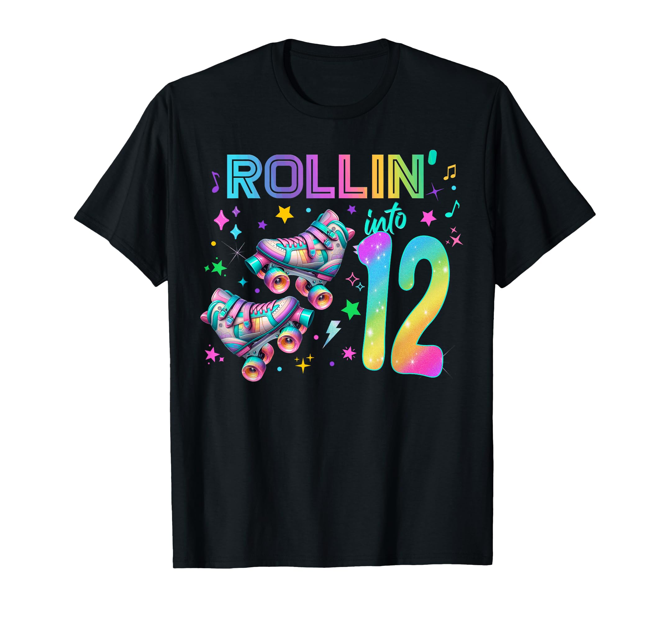 Roller Skates Birthday Outfit T-Shirt - Casual Everyday Wear Unisex - T-Shirt, Sweatshirt, Hoodie