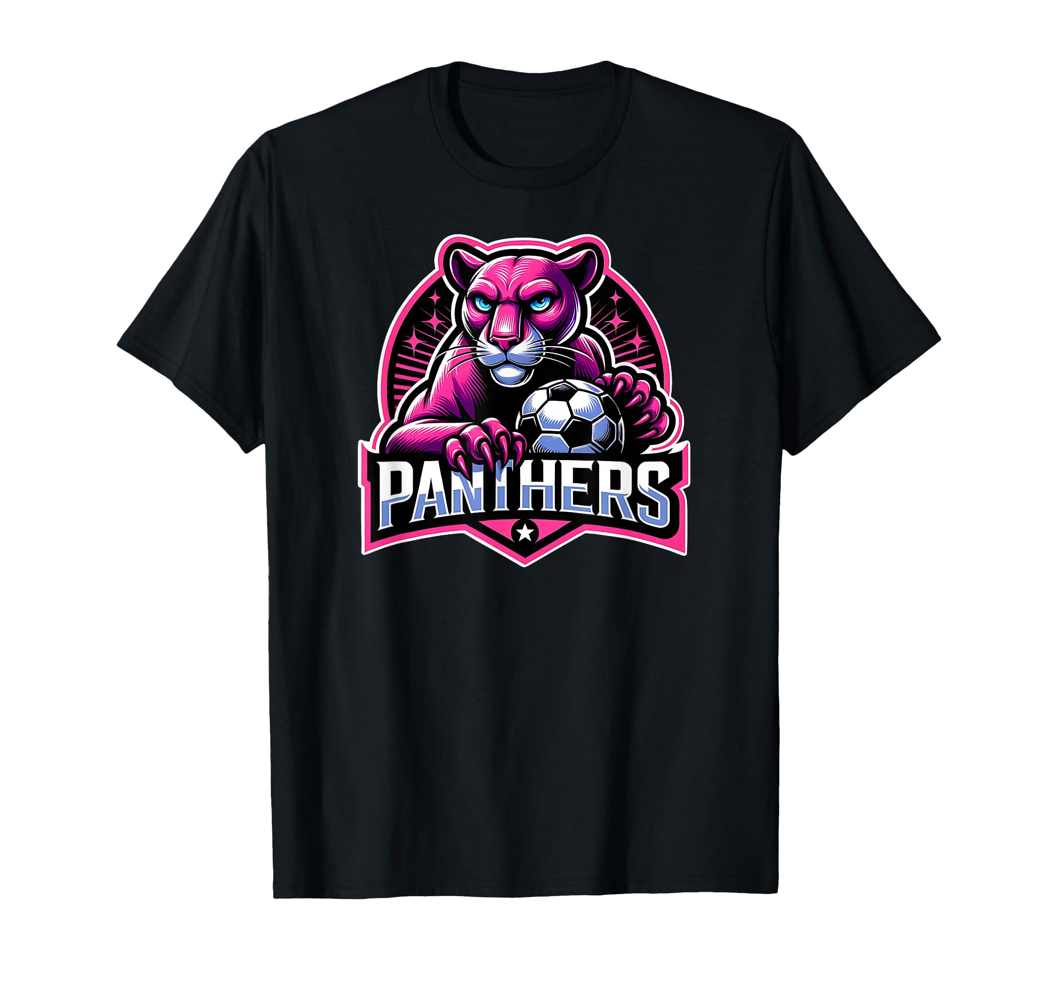 Panthers Soccer Team T-Shirt - Custom Art Print for Adults - T-Shirt, Sweatshirt, Hoodie