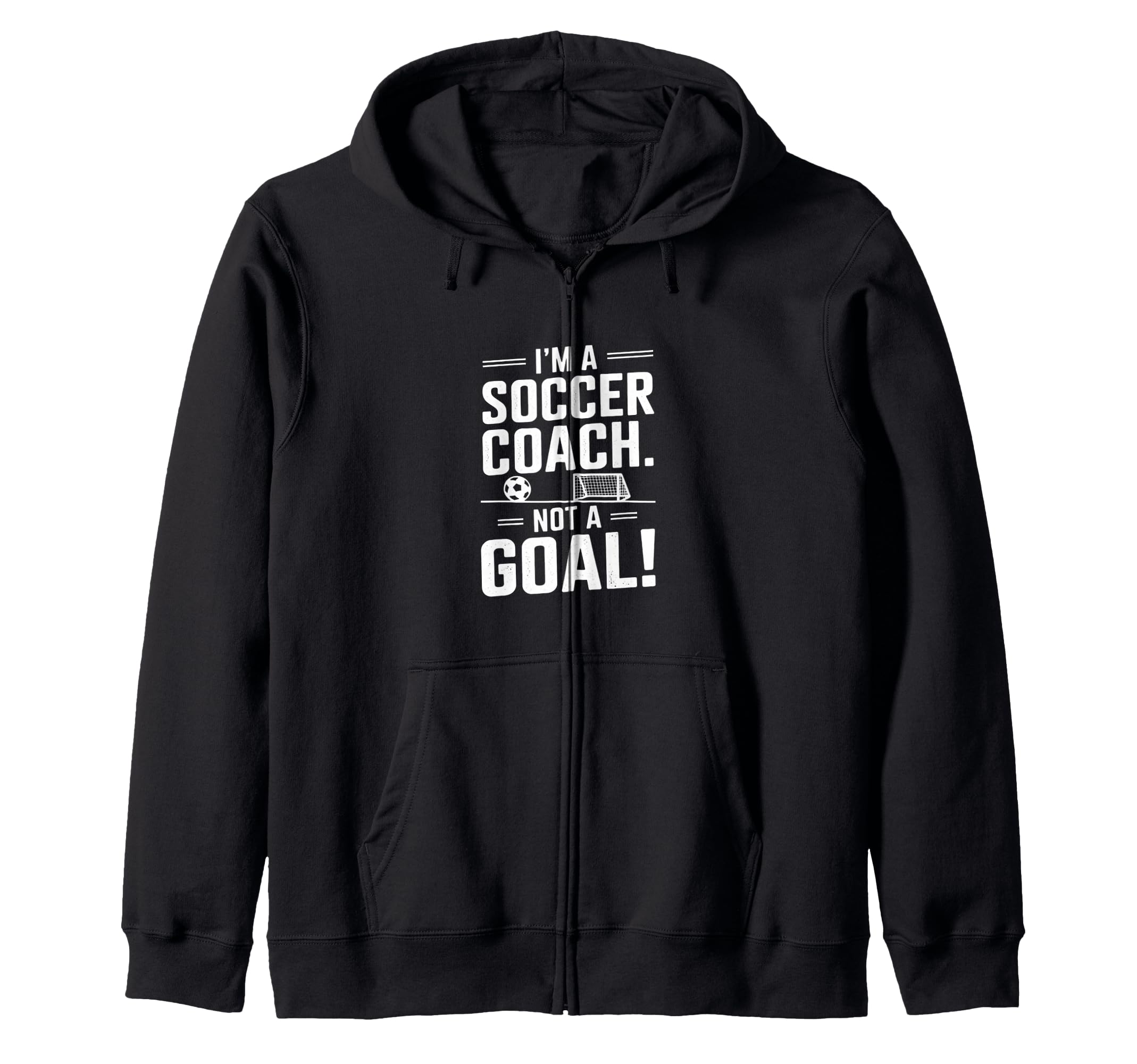 Funny Soccer Coach Designs Hoodie - Trendy Graphic for Adults - T-Shirt, Sweatshirt, Hoodie