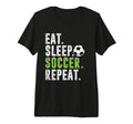Eat Sleep Soccer Repeat Football Sport T-Shirt - Trendy Graphic for Adults - T-Shirt, Sweatshirt, Hoodie