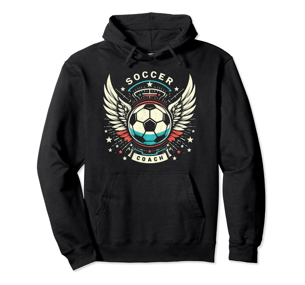 Soccer Coach Training Coaching Football Hoodie - Graphic Print Unisex - T-Shirt, Sweatshirt, Hoodie