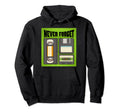 Funny Never Forget Cassette Floppy Disk Vhs Hoodie - Trendy Graphic Unisex - T-Shirt, Sweatshirt, Hoodie