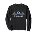 Colombia Heartbeat Colombian Flag Fan Sweatshirt - Graphic Print Men Women - T-Shirt, Sweatshirt, Hoodie