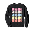 Sunshine Rainbow Bold Colorful Sweatshirt - Aesthetic Graphic Men Women - T-Shirt, Sweatshirt, Hoodie