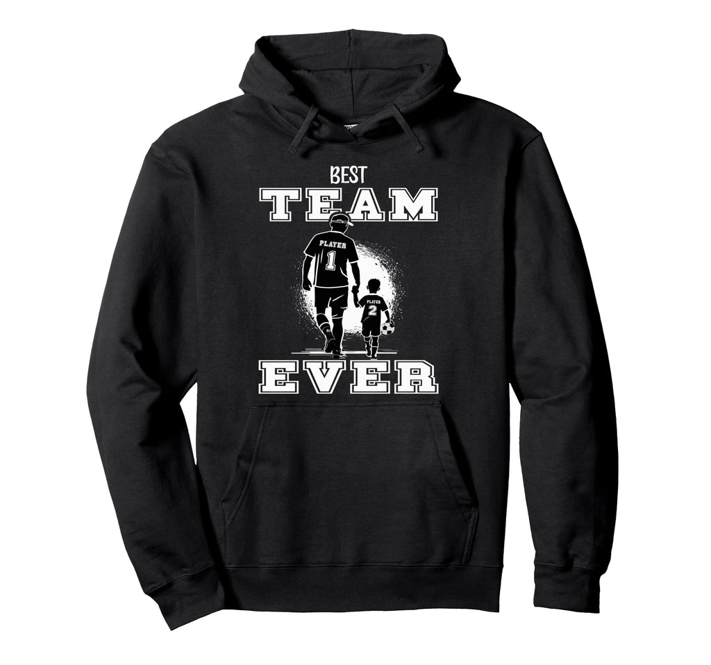 Soccer Dad Best Team Ever Fathers Day Hoodie - Minimalist Print for Adults - T-Shirt, Sweatshirt, Hoodie