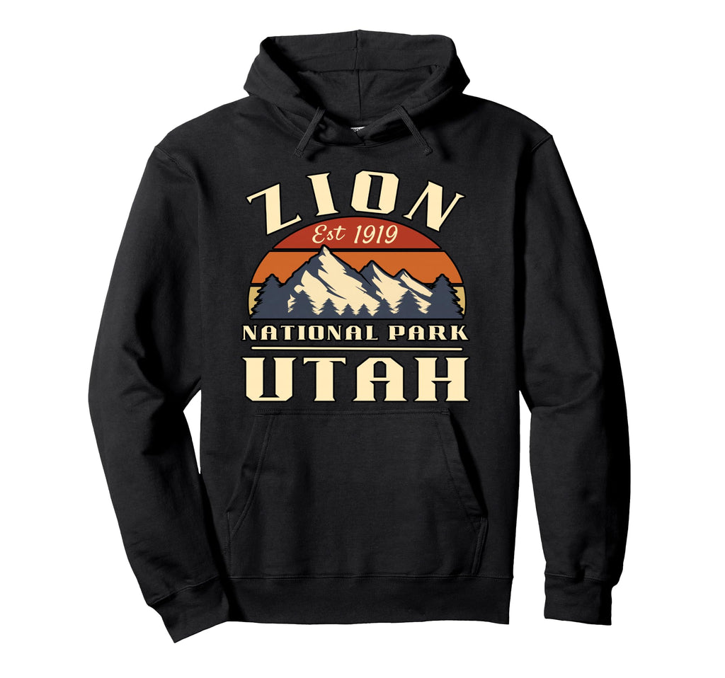 Zion National Park Utah Usa Outdoor Hoodie - Trendy Graphic Men Women - T-Shirt, Sweatshirt, Hoodie