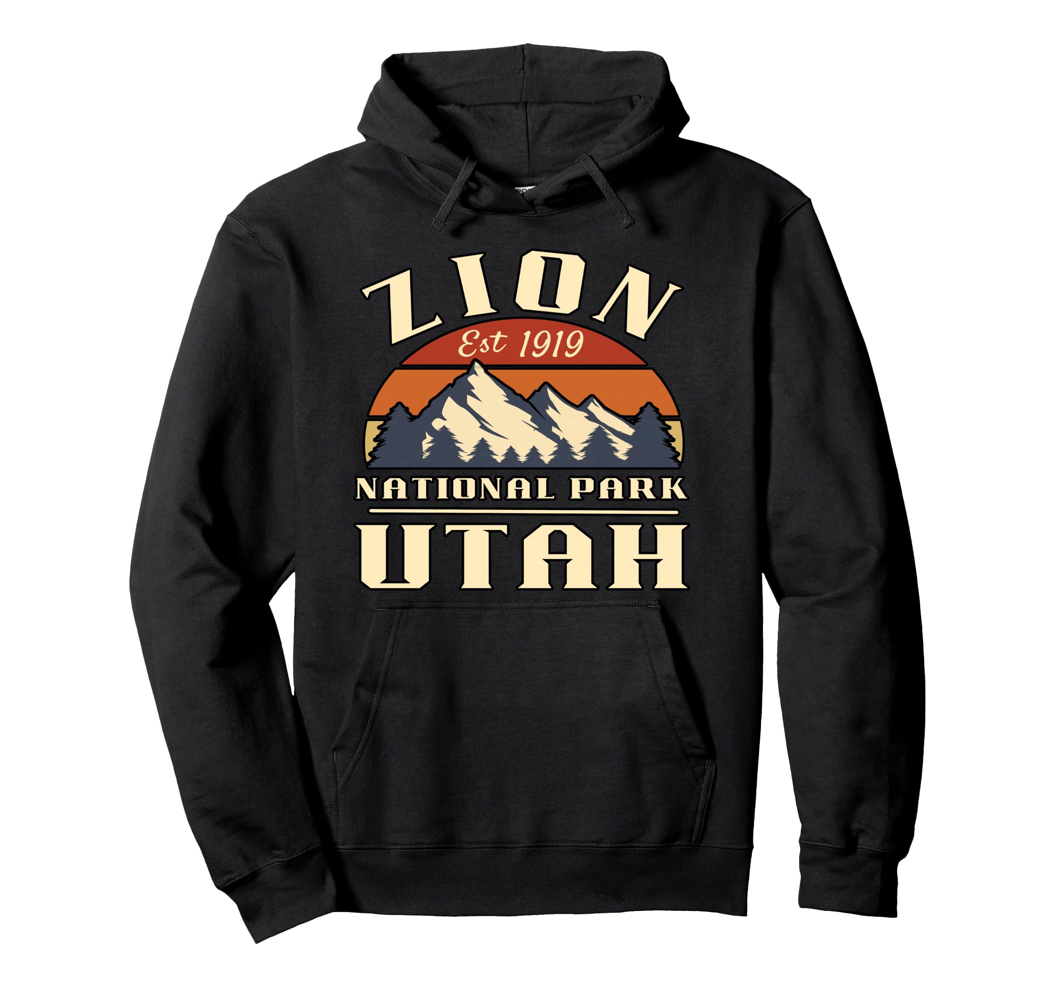 Zion National Park Utah Usa Outdoor Hoodie - Trendy Graphic Men Women - T-Shirt, Sweatshirt, Hoodie