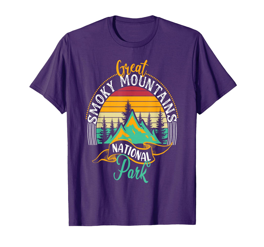 Great Smoky Mountains Us National T-Shirt - Minimalist Print Men Women - T-Shirt, Sweatshirt, Hoodie