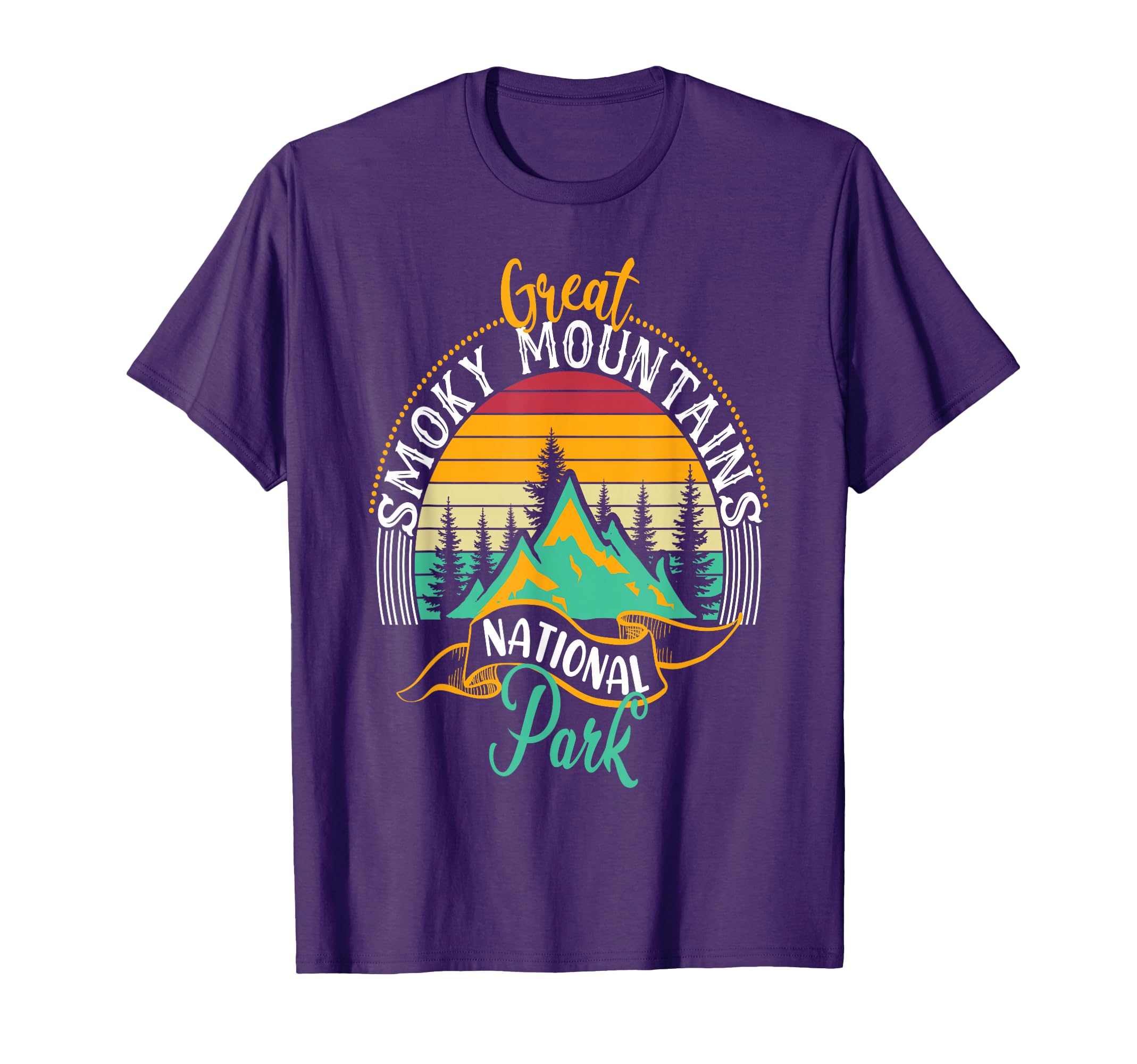 Great Smoky Mountains Us National T-Shirt - Minimalist Print Men Women - T-Shirt, Sweatshirt, Hoodie