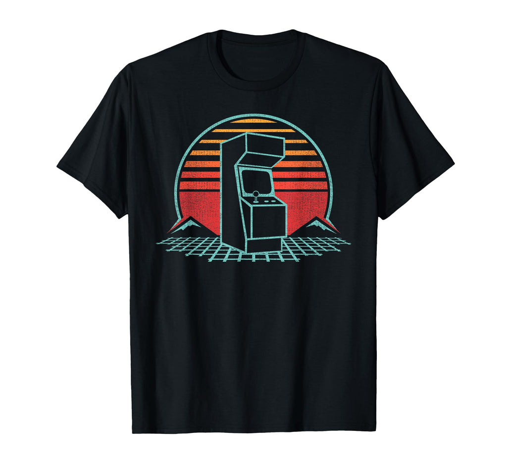 Arcade Game Machine Cabinet Nostalgia 80S T-Shirt - Novelty Apparel Unisex - T-Shirt, Sweatshirt, Hoodie