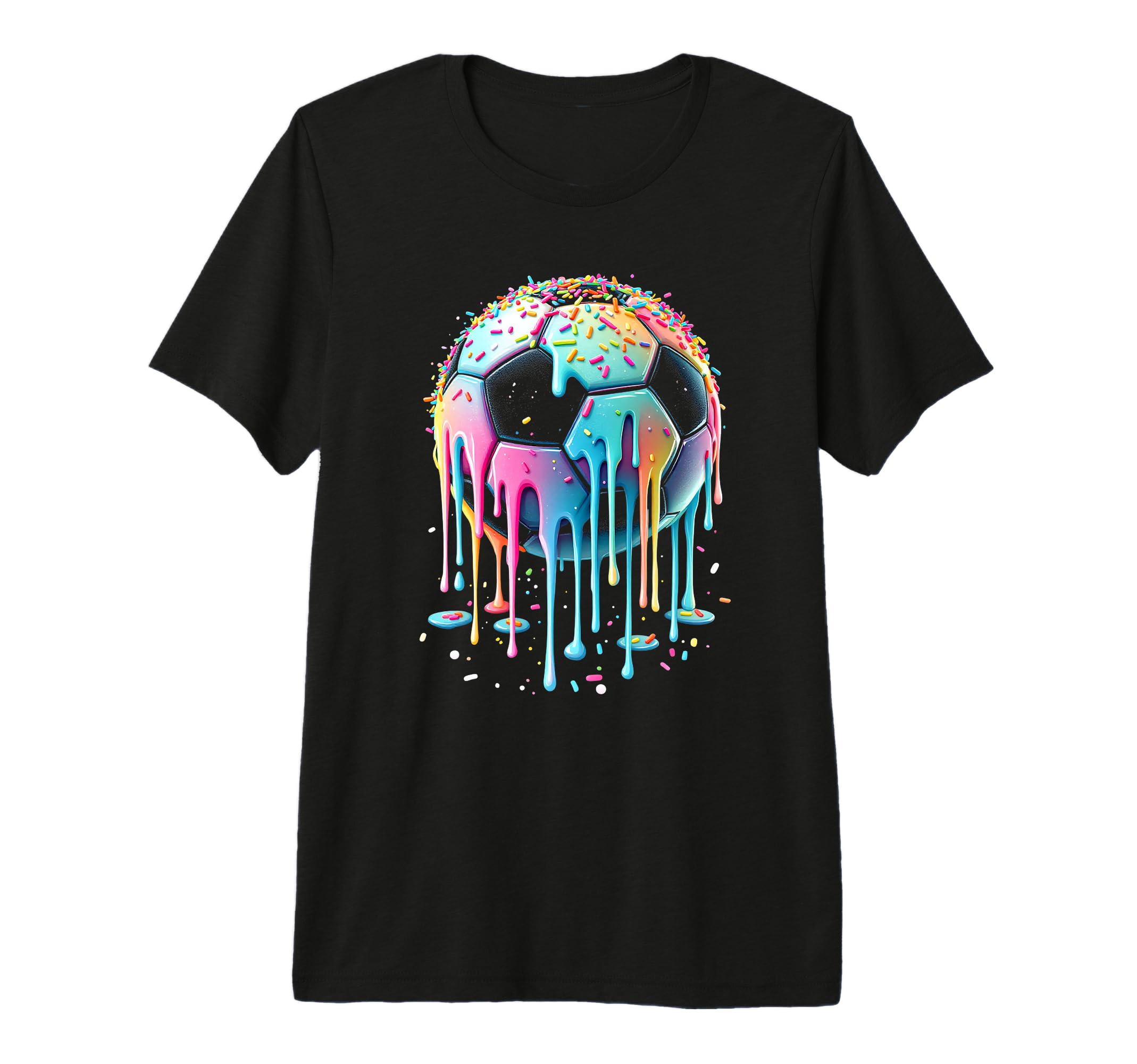 Soccer Ball Tri Blend T-Shirt - Novelty Apparel Men Women - T-Shirt, Sweatshirt, Hoodie