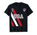 American Soccer Jersey Usa Flag T-Shirt - Unique Graphic for Adults - T-Shirt, Sweatshirt, Hoodie