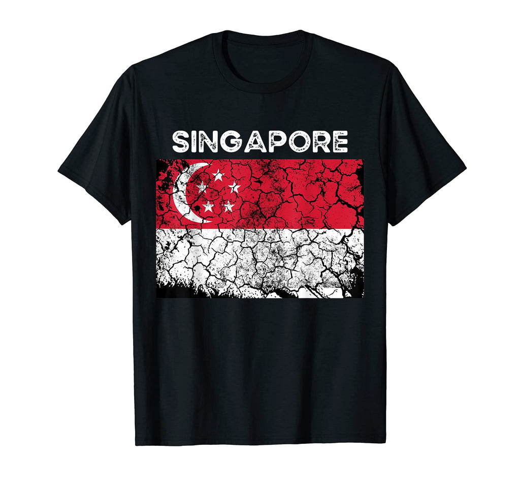 Singapore Singaporean Flag Pride T-Shirt - Trendy Graphic for Adults - T-Shirt, Sweatshirt, Hoodie