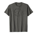 One Line Art Minimalist Soccer T-Shirt - Casual Everyday Wear for Adults - T-Shirt, Sweatshirt, Hoodie