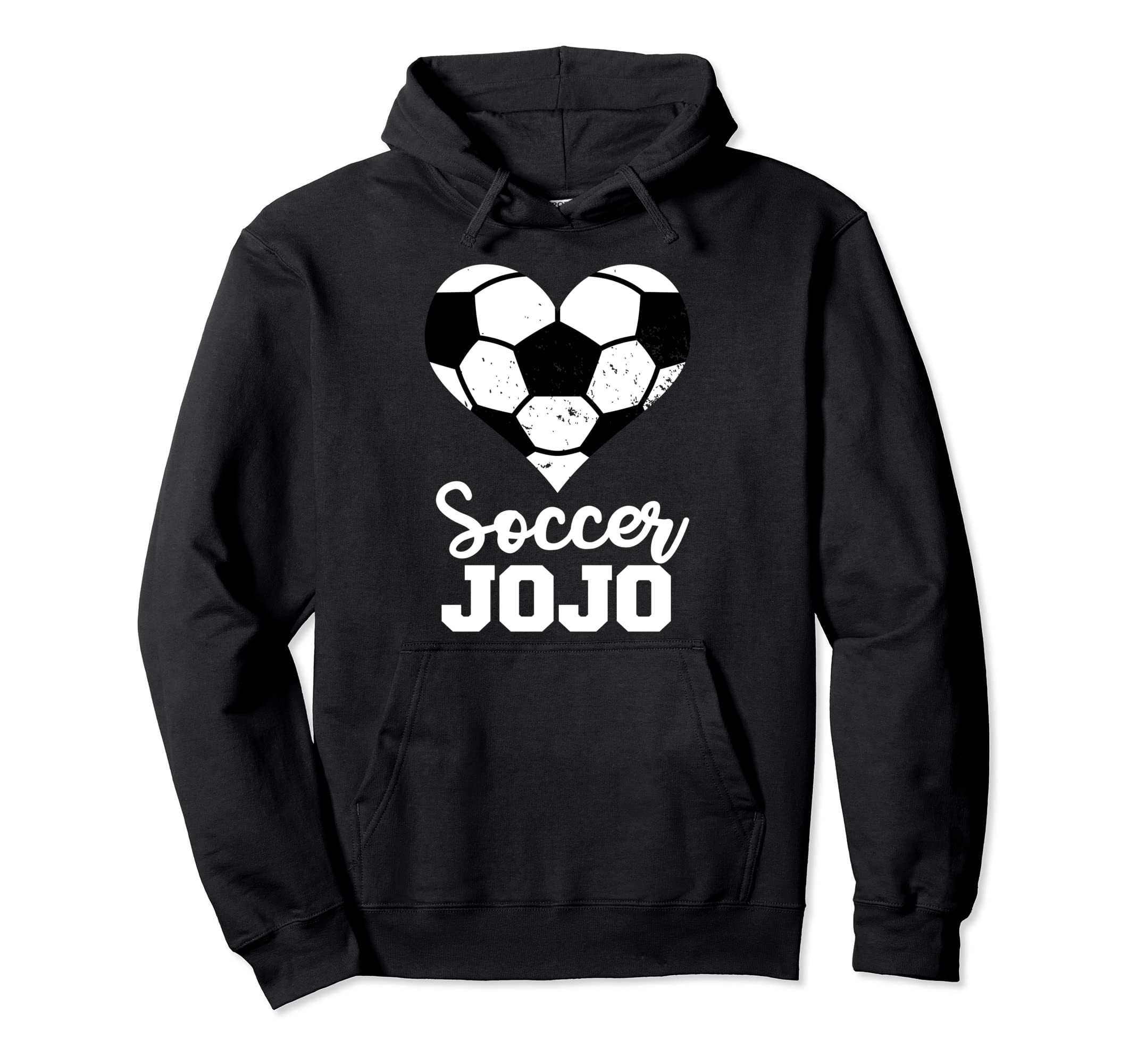 Soccer Jojo Funny Soccer Heart Grandma Hoodie - Graphic Print Men Women - T-Shirt, Sweatshirt, Hoodie