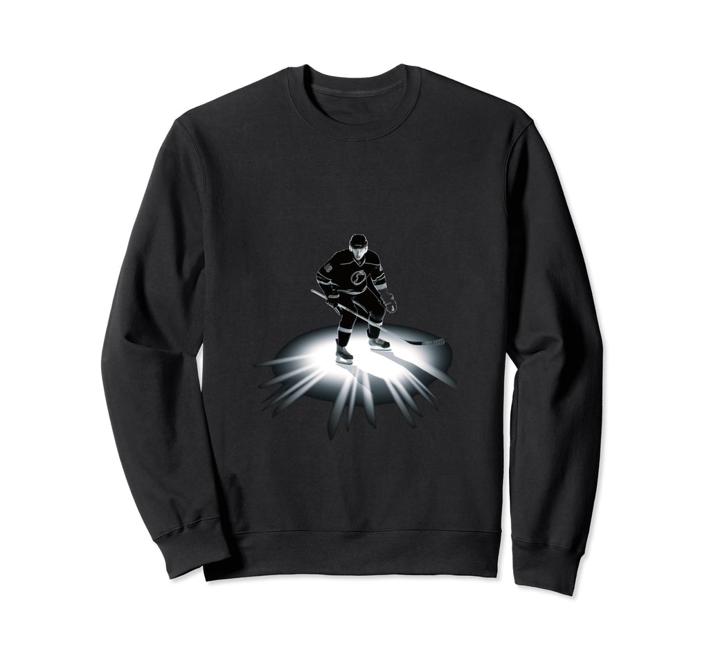 Ice Hockey Player Hockey Stick Sweatshirt - Streetwear Style for Adults - T-Shirt, Sweatshirt, Hoodie