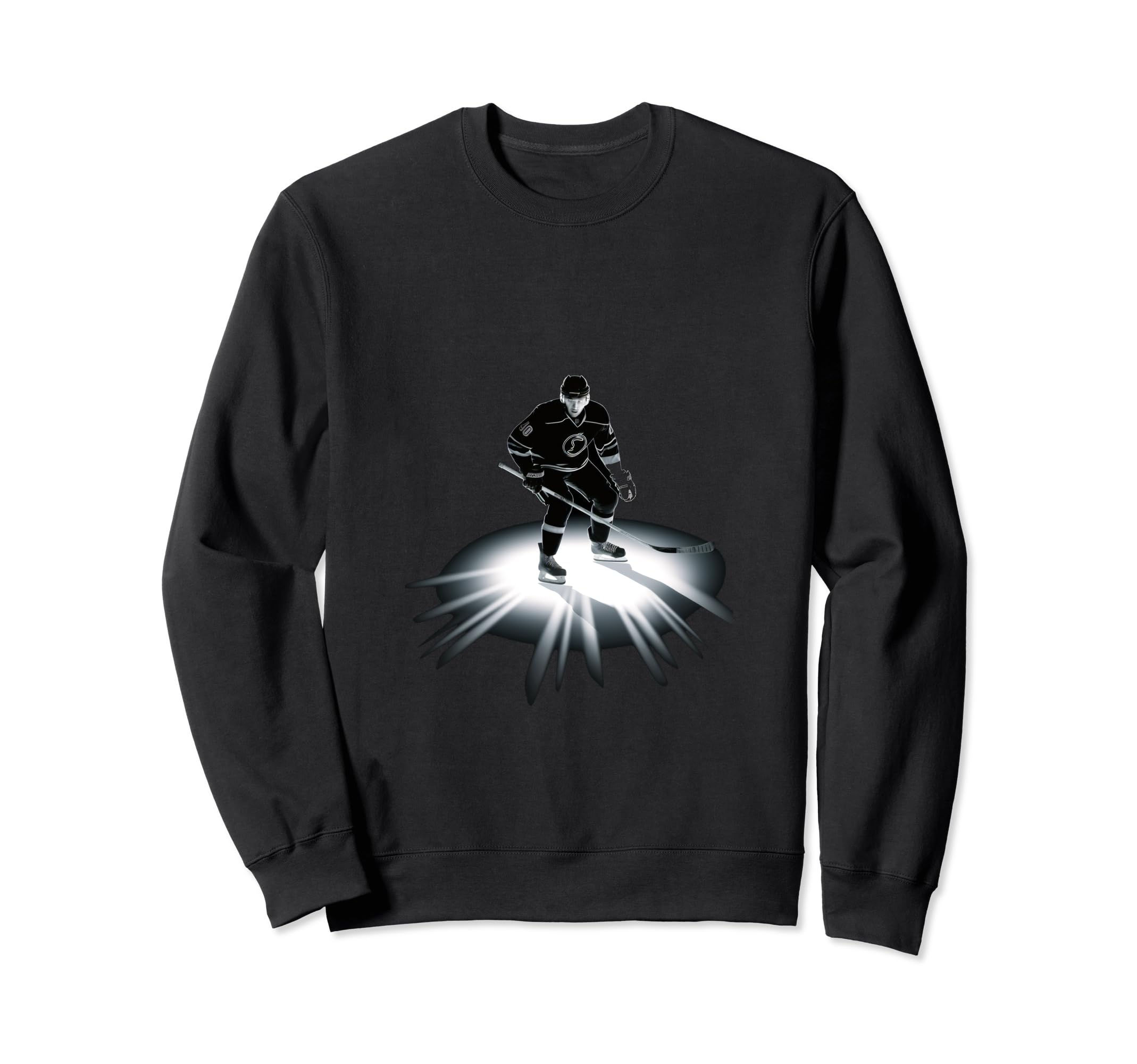Ice Hockey Player Hockey Stick Sweatshirt - Streetwear Style for Adults - T-Shirt, Sweatshirt, Hoodie